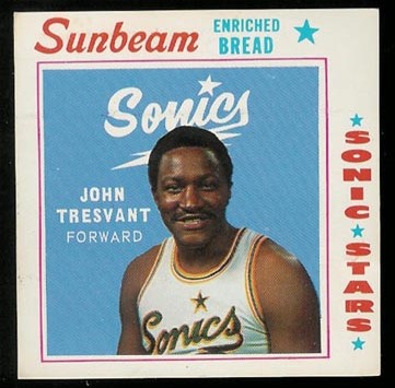1969-70 Sunbeam Bread Seattle Sonics 05 John Tresvant